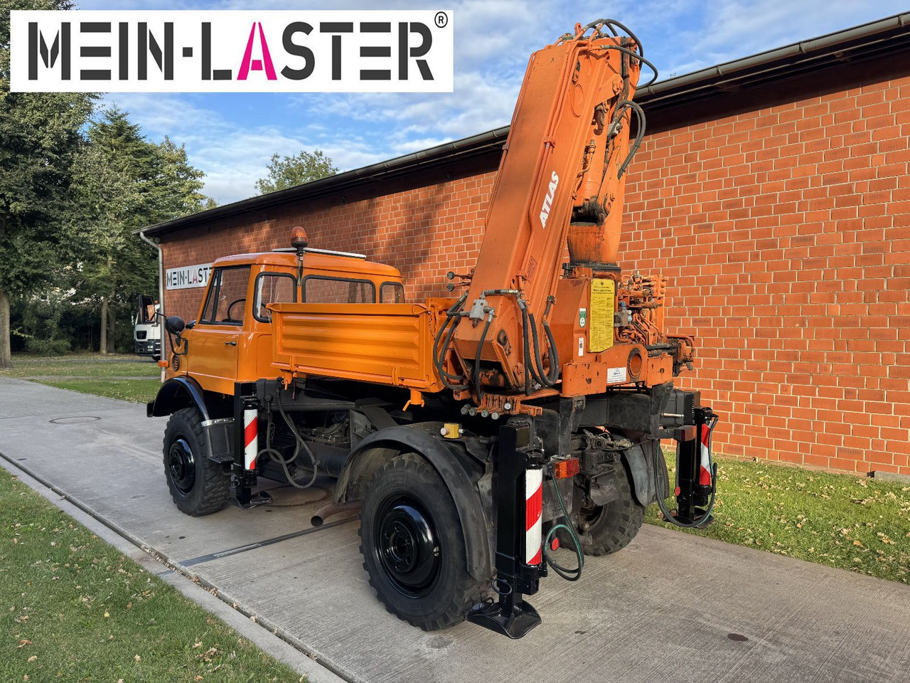 Unimog U 1100 Atlas AK 3006 nur 14.215 km-1. Hand - Φορτηγό με γερανό, Φορτηγό με ανοιχτή καρότσα: φωτογραφία 5 Unimog U 1100 Atlas AK 3006 nur 14.215 km-1. Hand - Φορτηγό με γερανό, Φορτηγό με ανοιχτή καρότσα: φωτογραφία 5