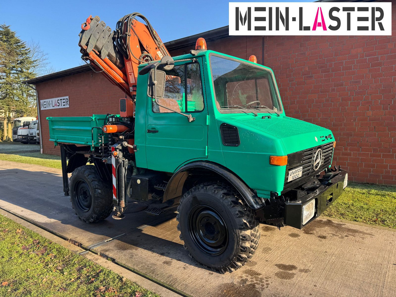 Unimog U 1200 Atlas 75.2 Kran 14 m Funk FB *1. Hand - Φορτηγό με γερανό: φωτογραφία 4 Unimog U 1200 Atlas 75.2 Kran 14 m Funk FB *1. Hand - Φορτηγό με γερανό: φωτογραφία 4