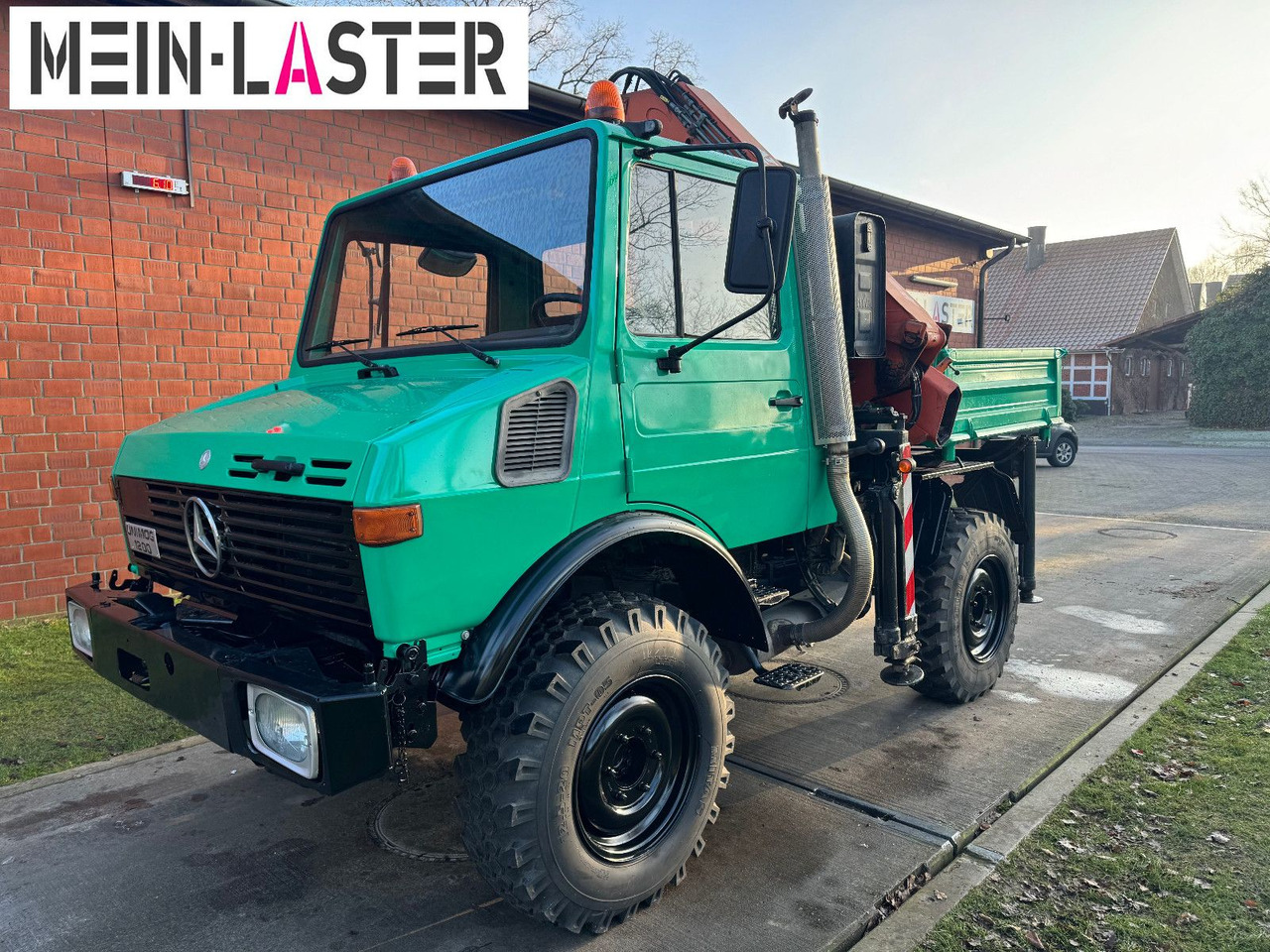 Unimog U 1200 Atlas 75.2 Kran 14 m Funk FB *1. Hand - Φορτηγό με γερανό: φωτογραφία 3 Unimog U 1200 Atlas 75.2 Kran 14 m Funk FB *1. Hand - Φορτηγό με γερανό: φωτογραφία 3