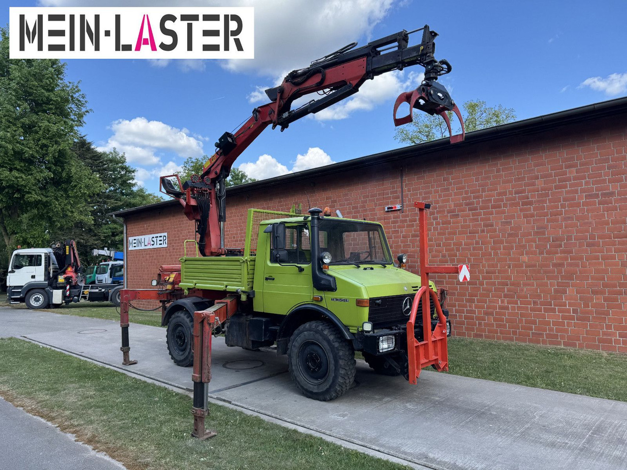 Unimog U 1650 PK 10500 Kran 15 m max. 3,9 t Seilwinde - Φορτηγό με γερανό: φωτογραφία 2 Unimog U 1650 PK 10500 Kran 15 m max. 3,9 t Seilwinde - Φορτηγό με γερανό: φωτογραφία 2