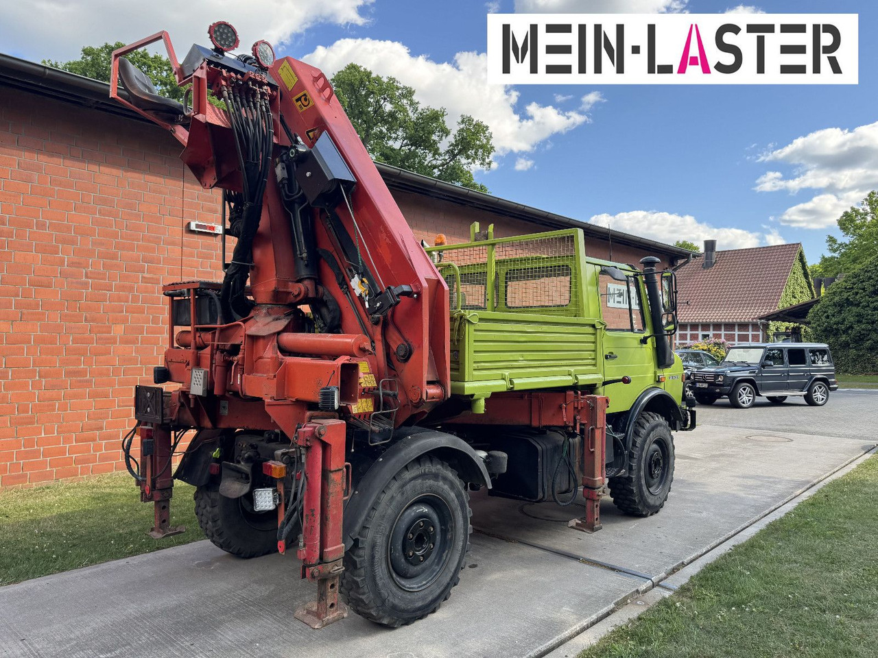 Unimog U 1650 PK 10500 Kran 15 m max. 3,9 t Seilwinde - Φορτηγό με γερανό: φωτογραφία 4 Unimog U 1650 PK 10500 Kran 15 m max. 3,9 t Seilwinde - Φορτηγό με γερανό: φωτογραφία 4