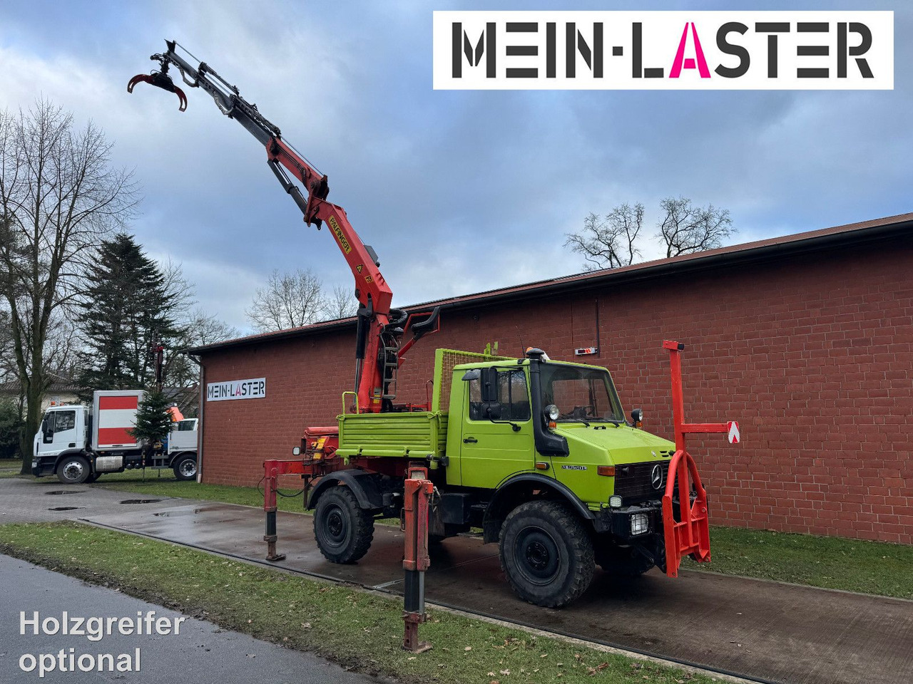 Unimog U 1650 PK 10500 Kran 15 m max. 3,9 t Seilwinde - Φορτηγό με γερανό: φωτογραφία 2 Unimog U 1650 PK 10500 Kran 15 m max. 3,9 t Seilwinde - Φορτηγό με γερανό: φωτογραφία 2