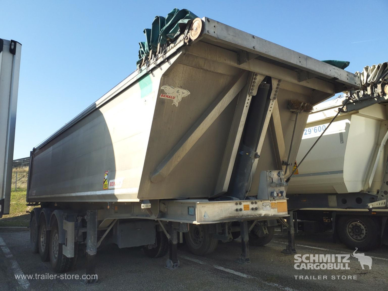 BENALU Tipper Alu-square sided body 25m³ - Επικαθήμενο ανατρεπόμενο: φωτογραφία 1 BENALU Tipper Alu-square sided body 25m³ - Επικαθήμενο ανατρεπόμενο: φωτογραφία 1