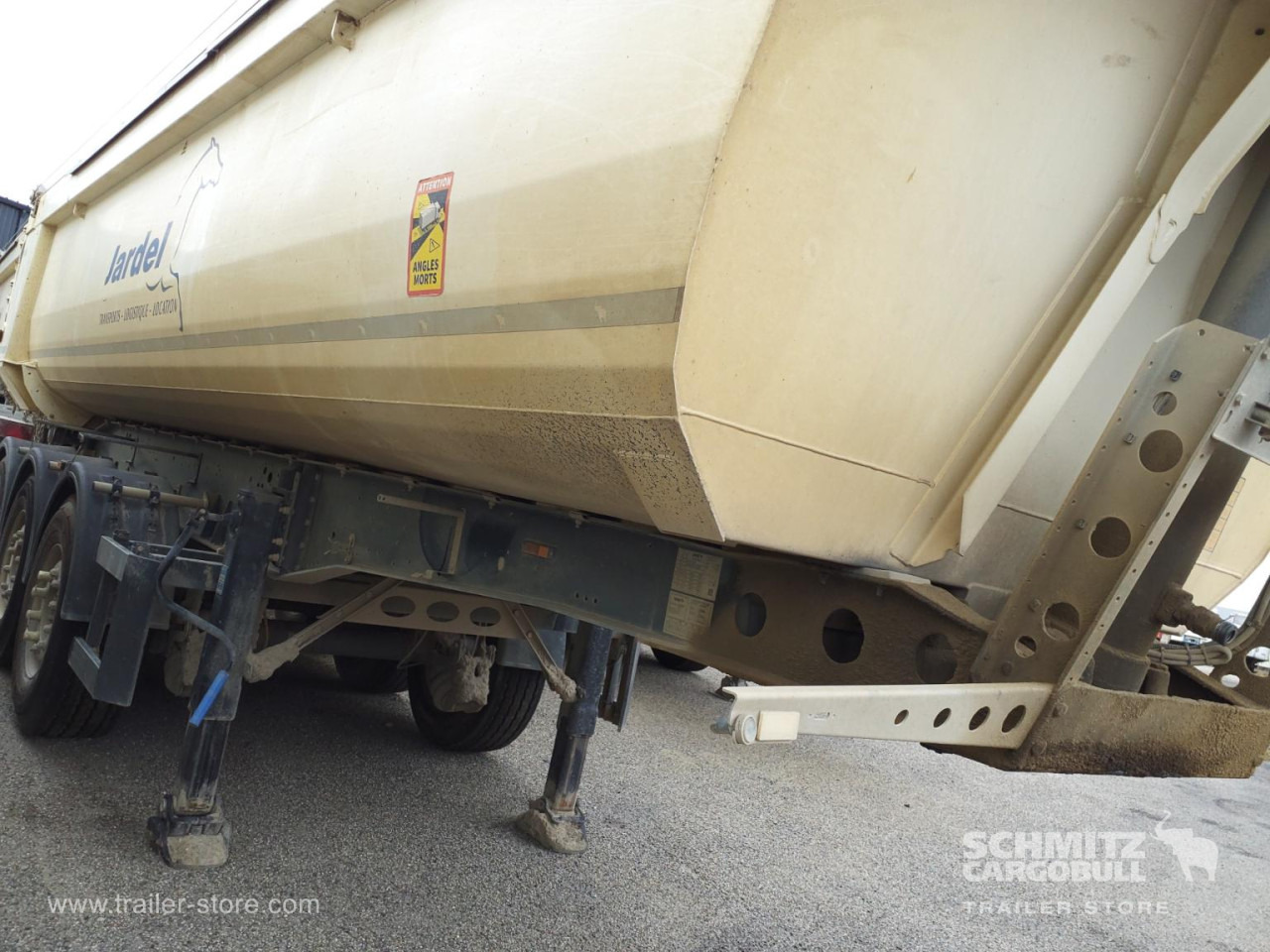 SCHMITZ Tipper Steel half pipe body 26m³ - Επικαθήμενο ανατρεπόμενο: φωτογραφία 1 SCHMITZ Tipper Steel half pipe body 26m³ - Επικαθήμενο ανατρεπόμενο: φωτογραφία 1