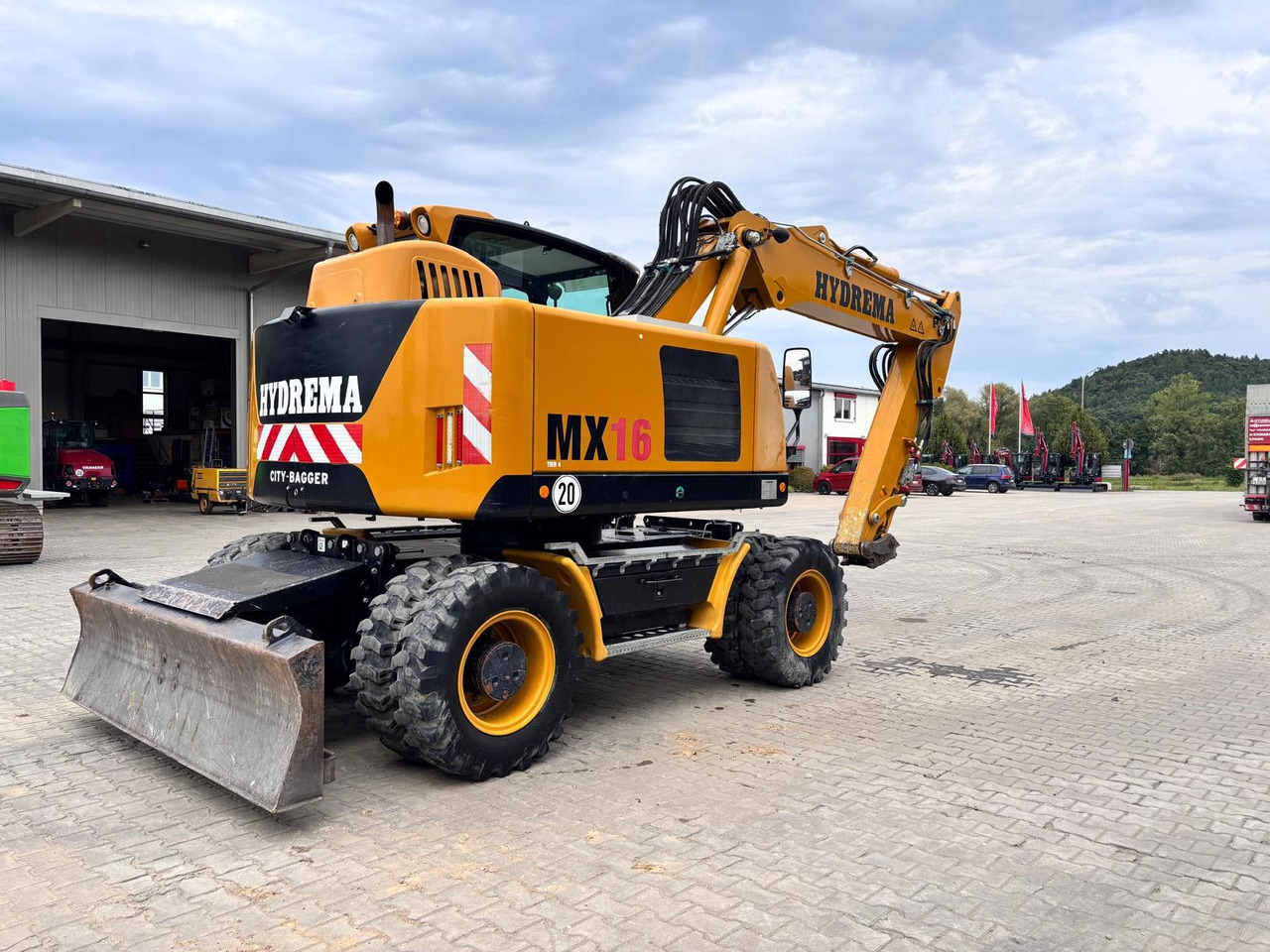 Hydrema MX 16 - Τροχοφόρος εκσκαφέας: φωτογραφία 3 Hydrema MX 16 - Τροχοφόρος εκσκαφέας: φωτογραφία 3