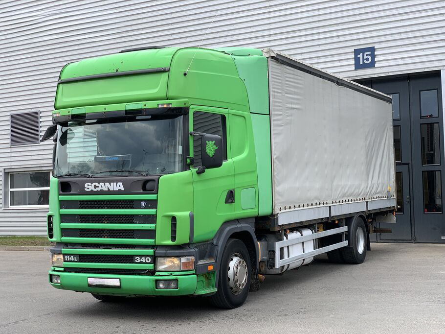 SCANIA 114L 340 - Φορτηγό μουσαμάς: φωτογραφία 3 SCANIA 114L 340 - Φορτηγό μουσαμάς: φωτογραφία 3