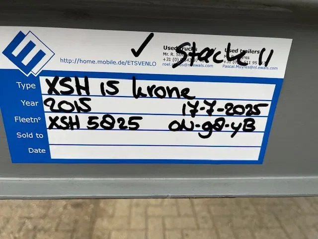Krone last available 2015 XL P400 mega huckepack curtain sided trailer stack - Επικαθήμενο κόφα: φωτογραφία 2 Krone last available 2015 XL P400 mega huckepack curtain sided trailer stack - Επικαθήμενο κόφα: φωτογραφία 2