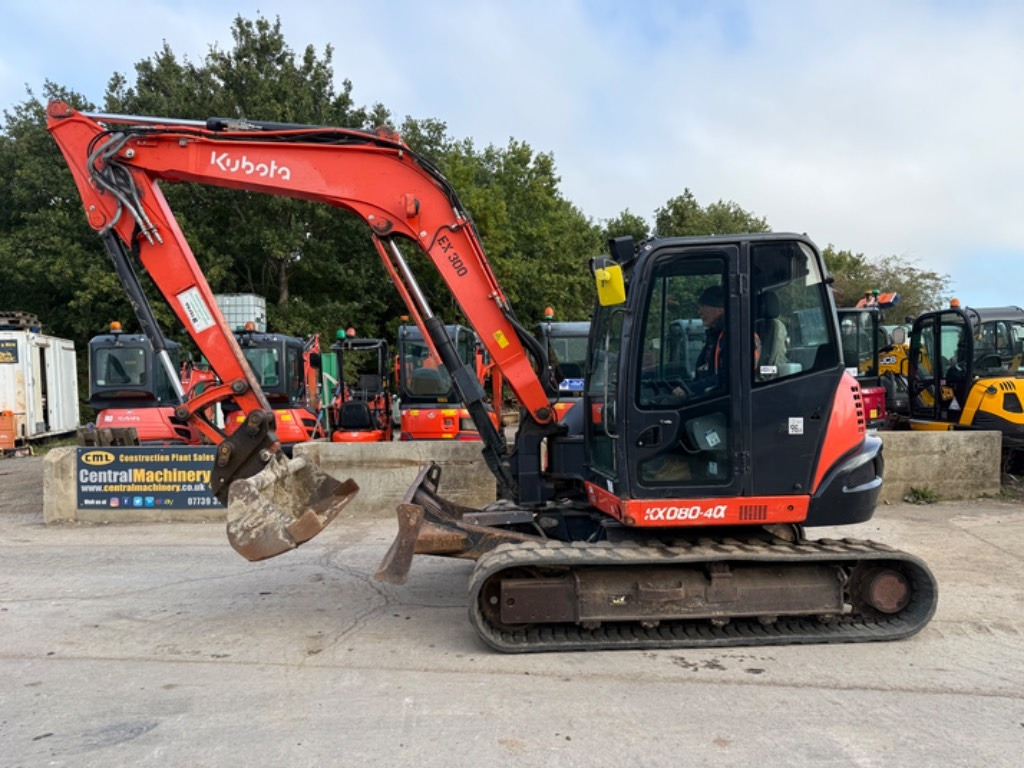 Kubota KX 080-4 - Μίνι εκσκαφέας: φωτογραφία 1 Kubota KX 080-4 - Μίνι εκσκαφέας: φωτογραφία 1