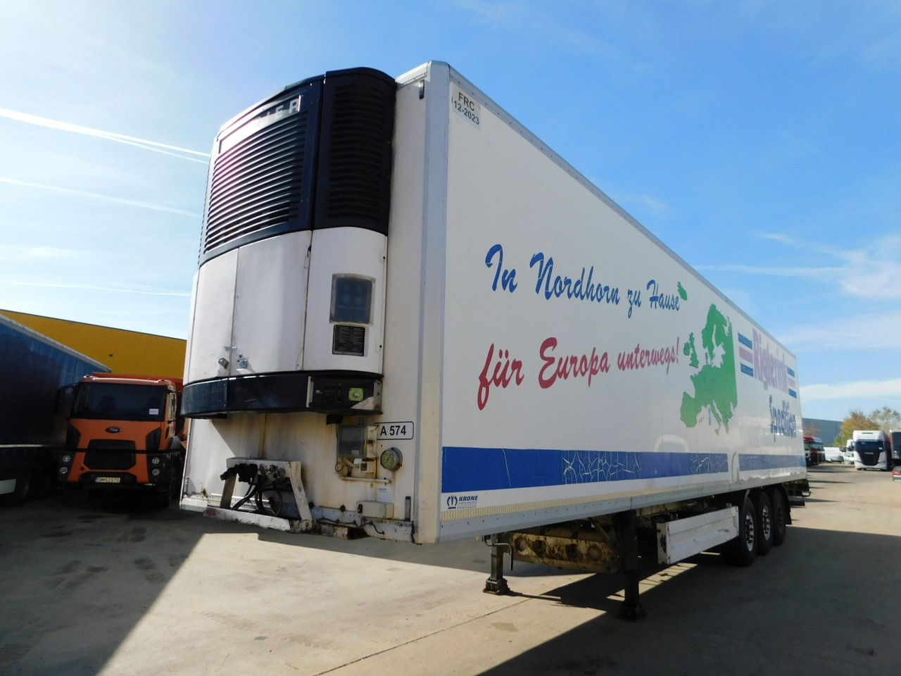 Krone Sdr27 - Επικαθήμενο ψυγείο: φωτογραφία 1 Krone Sdr27 - Επικαθήμενο ψυγείο: φωτογραφία 1