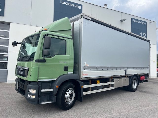 MAN TGM 18.290 4x2 BL mit ADR AT Euro6 Klima AHK - Φορτηγό μουσαμάς: φωτογραφία 1 MAN TGM 18.290 4x2 BL mit ADR AT Euro6 Klima AHK - Φορτηγό μουσαμάς: φωτογραφία 1