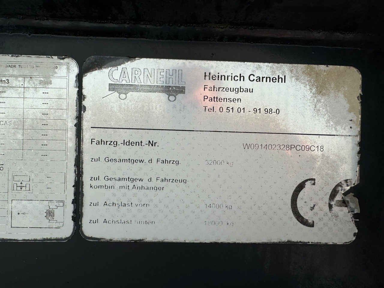 Carnehl CHKS/HH CHKS/HH, Stahlmulde ca. 25m³ - Επικαθήμενο: φωτογραφία 2 Carnehl CHKS/HH CHKS/HH, Stahlmulde ca. 25m³ - Επικαθήμενο: φωτογραφία 2