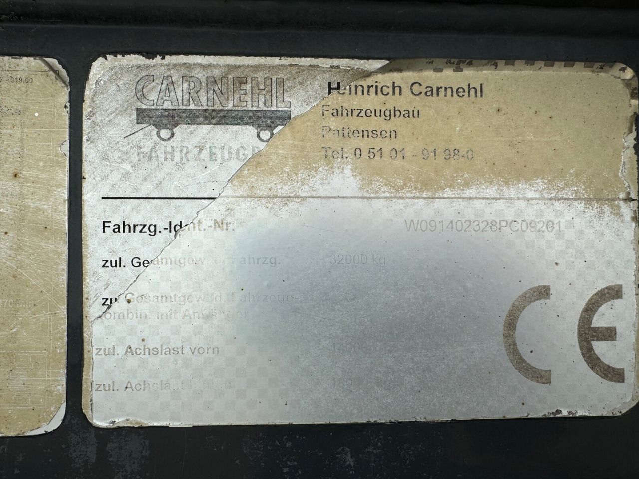 Carnehl CHKS/HH CHKS/HH, Stahlmulde ca. 25m³ - Επικαθήμενο: φωτογραφία 2 Carnehl CHKS/HH CHKS/HH, Stahlmulde ca. 25m³ - Επικαθήμενο: φωτογραφία 2