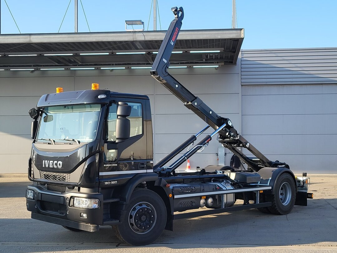 Euro Cargo 180E320 4x2 Euro Cargo 180E320 4x2, HIAB Abroller - Φορτηγό φόρτωσης γάντζου: φωτογραφία 1 Euro Cargo 180E320 4x2 Euro Cargo 180E320 4x2, HIAB Abroller - Φορτηγό φόρτωσης γάντζου: φωτογραφία 1