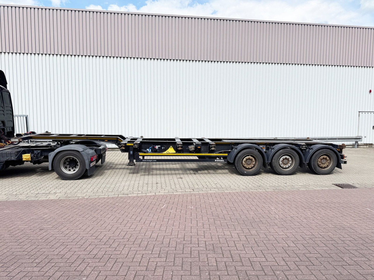 Επικαθήμενο Kögel Port 45 Simplex Container-Chassis Port 45 Simplex, Container-Chassis, 20/2x20/30/40/45 Fuß, ausziehbar: φωτογραφία 7