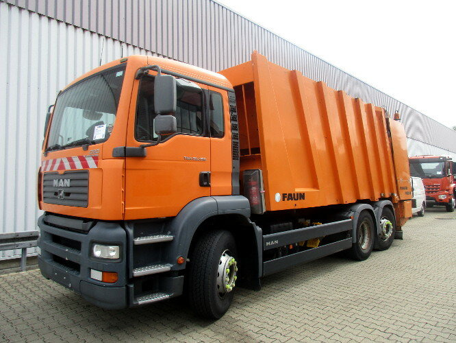 MAN TGA 26.350 6x2-2BL TGA 26.350/400 6x2-2BL FAUN POWER PRESS 524, OHNE MOTOR! - Απορριμματοφόρο: φωτογραφία 1 MAN TGA 26.350 6x2-2BL TGA 26.350/400 6x2-2BL FAUN POWER PRESS 524, OHNE MOTOR! - Απορριμματοφόρο: φωτογραφία 1
