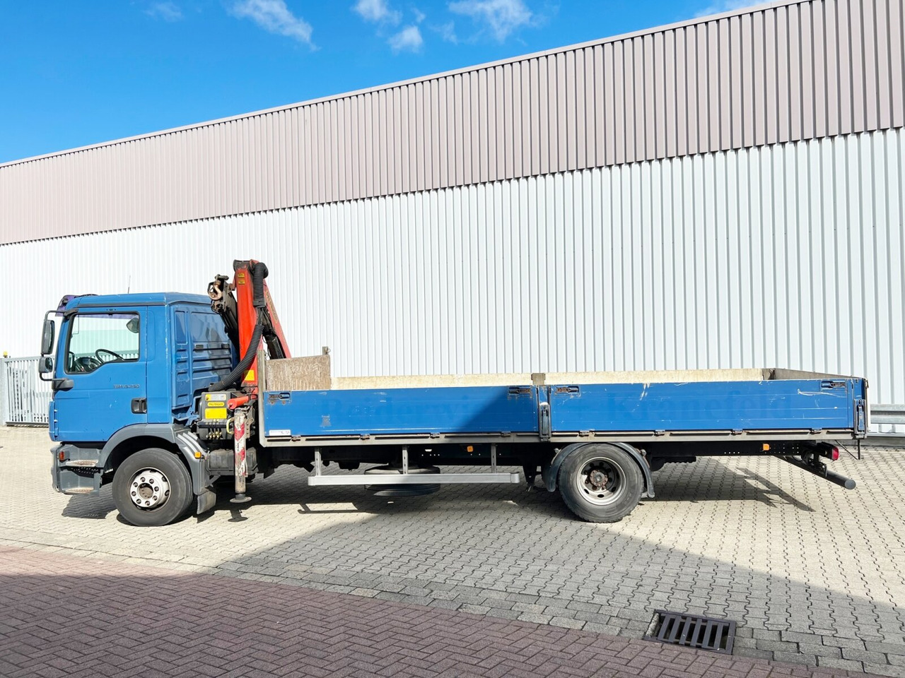 Φορτηγό με γερανό, Φορτηγό με ανοιχτή καρότσα MAN TGM 15.250/340 4X2 BL TGM 15.250/340 4X2 BL mit Kran Palfinger PK 11001: φωτογραφία 14