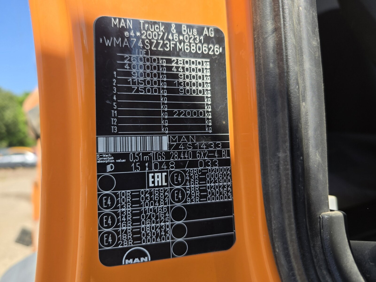 MAN TGS 28.440 6x2-4 BL TGS 28.440 6x2-4 BL, Atlas Kran VDL Abrollanlage, Funk, Lenk-Liftachse - Φορτηγό φόρτωσης γάντζου, Φορτηγό με γερανό: φωτογραφία 4 MAN TGS 28.440 6x2-4 BL TGS 28.440 6x2-4 BL, Atlas Kran VDL Abrollanlage, Funk, Lenk-Liftachse - Φορτηγό φόρτωσης γάντζου, Φορτηγό με γερανό: φωτογραφία 4