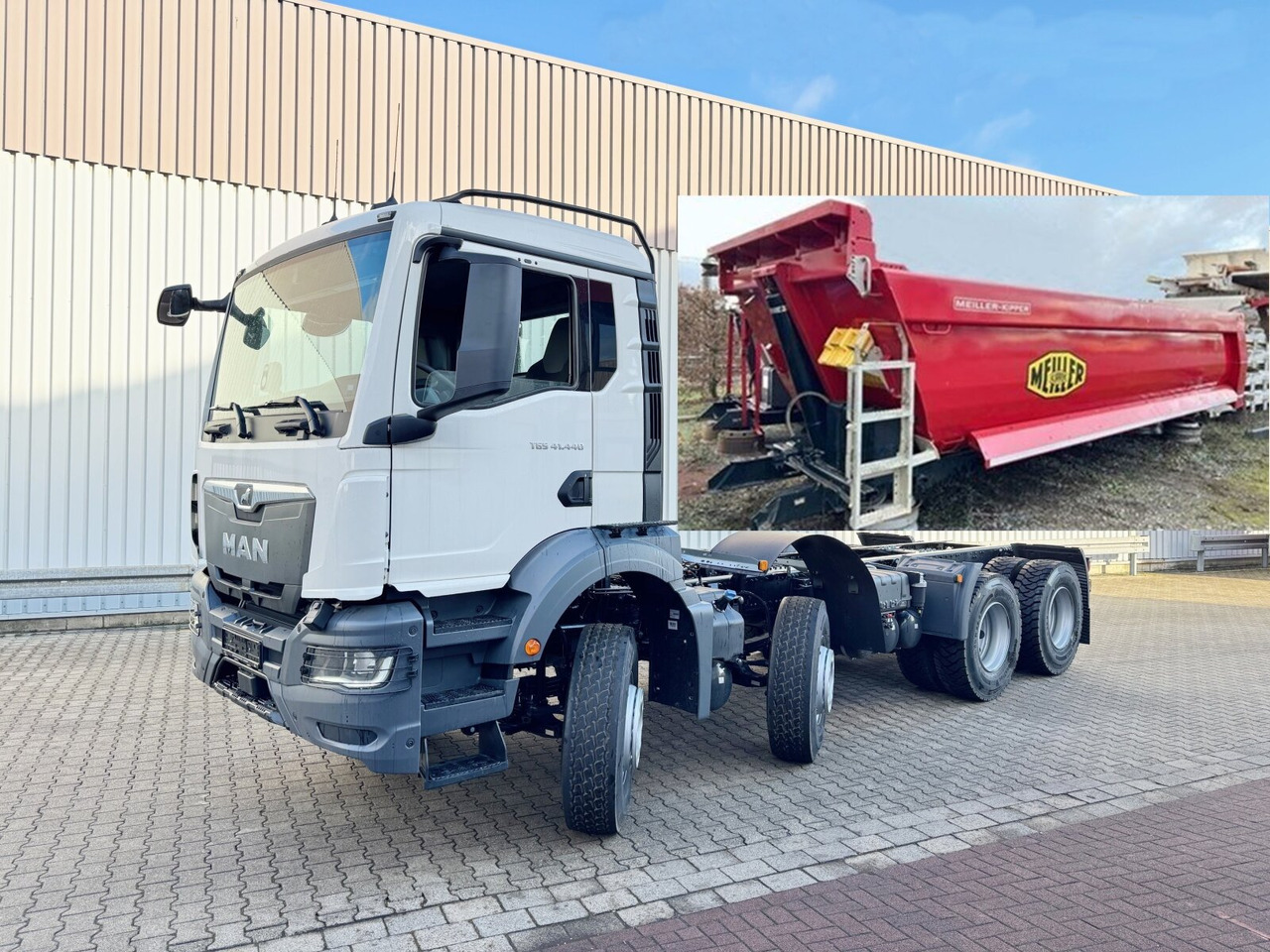 MAN TGS 41.440/480 8x4 BB TGS 41.440/480 8x4 BB, 5x VORHANDEN, Meiller Stahlmulde 18m³ - Ανατρεπόμενο όχημα: φωτογραφία 1 MAN TGS 41.440/480 8x4 BB TGS 41.440/480 8x4 BB, 5x VORHANDEN, Meiller Stahlmulde 18m³ - Ανατρεπόμενο όχημα: φωτογραφία 1
