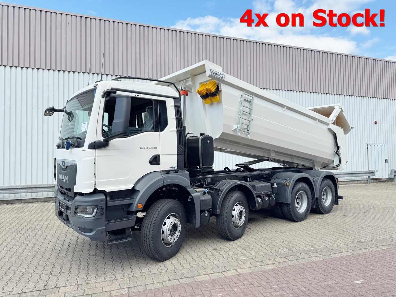 MAN TGS 41.440/480 8x4 BB TGS 41.440/480 8x4 BB, Mulde ca. 16m³ mit hydraulischer Heckklappe, mehrfach VORHANDEN - Φορτηγό σασί: φωτογραφία 1 MAN TGS 41.440/480 8x4 BB TGS 41.440/480 8x4 BB, Mulde ca. 16m³ mit hydraulischer Heckklappe, mehrfach VORHANDEN - Φορτηγό σασί: φωτογραφία 1