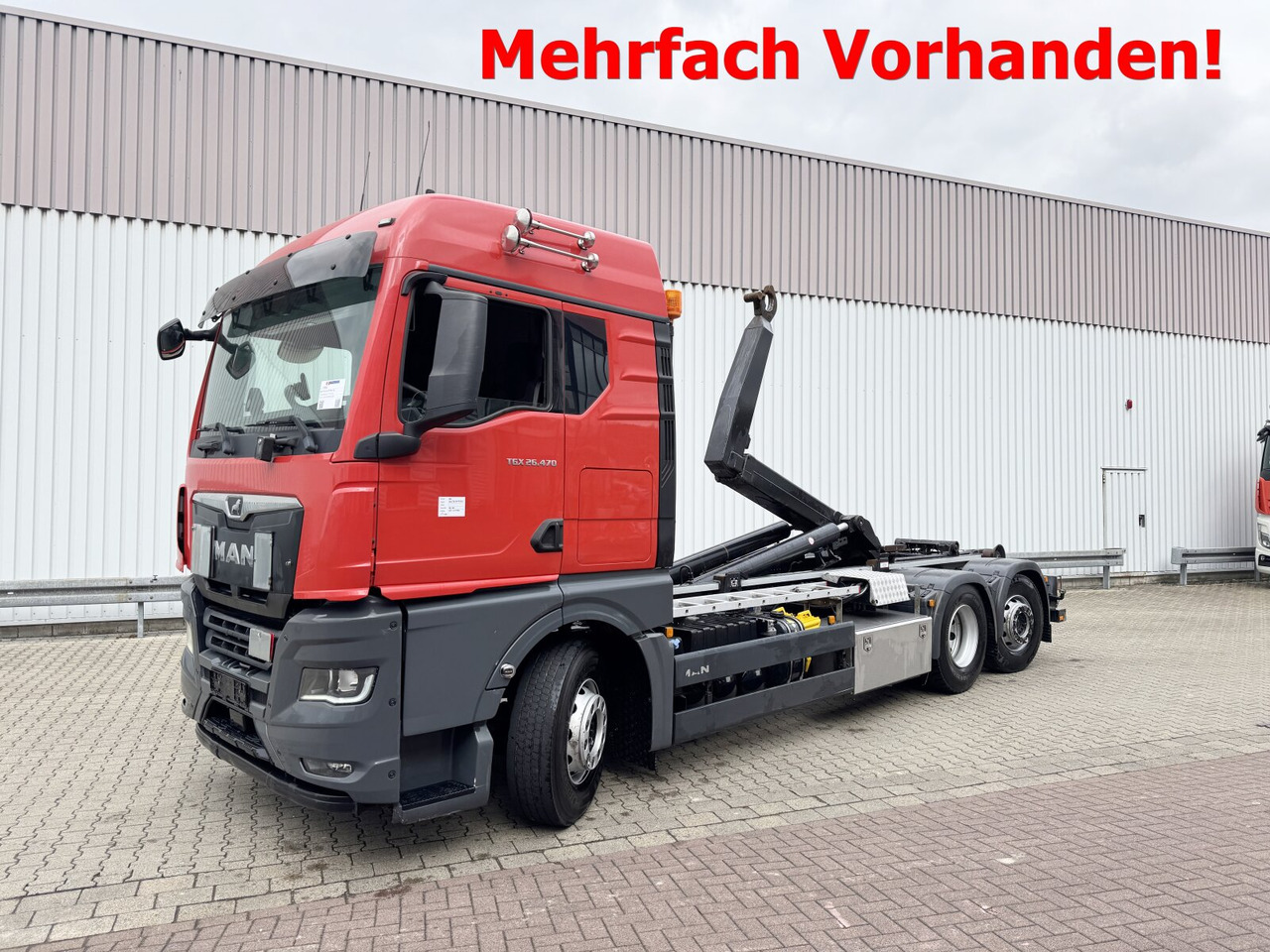 MAN TGX 26.470 6X2-4 BL TGX 26.470 6X2-4 BL, VDL 21-S 6200 Abrollkipper bis 7 m, , Lenk-/Liftachse, XLX-Fahrerhaus, Funk - Φορτηγό φόρτωσης γάντζου: φωτογραφία 1 MAN TGX 26.470 6X2-4 BL TGX 26.470 6X2-4 BL, VDL 21-S 6200 Abrollkipper bis 7 m, , Lenk-/Liftachse, XLX-Fahrerhaus, Funk - Φορτηγό φόρτωσης γάντζου: φωτογραφία 1