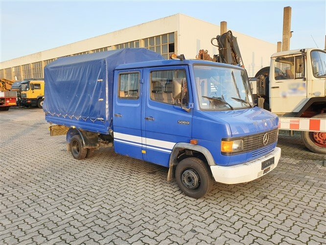 Mercedes-Benz 508 D 4x2 Doka 508 D 4x2 Doka, EX-THW - Φορτηγό μουσαμάς: φωτογραφία 1 Mercedes-Benz 508 D 4x2 Doka 508 D 4x2 Doka, EX-THW - Φορτηγό μουσαμάς: φωτογραφία 1