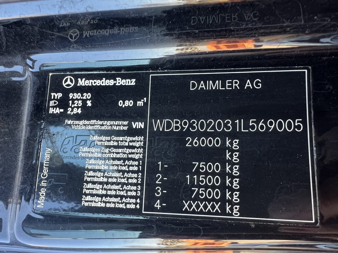 Mercedes-Benz Actros 2541 L 6x2 Actros 2541 L 6x2, Fahrschulausstattung, MegaSpace, Retarder, Liftachse, Traum Zustand - Φορτηγό: φωτογραφία 5 Mercedes-Benz Actros 2541 L 6x2 Actros 2541 L 6x2, Fahrschulausstattung, MegaSpace, Retarder, Liftachse, Traum Zustand - Φορτηγό: φωτογραφία 5