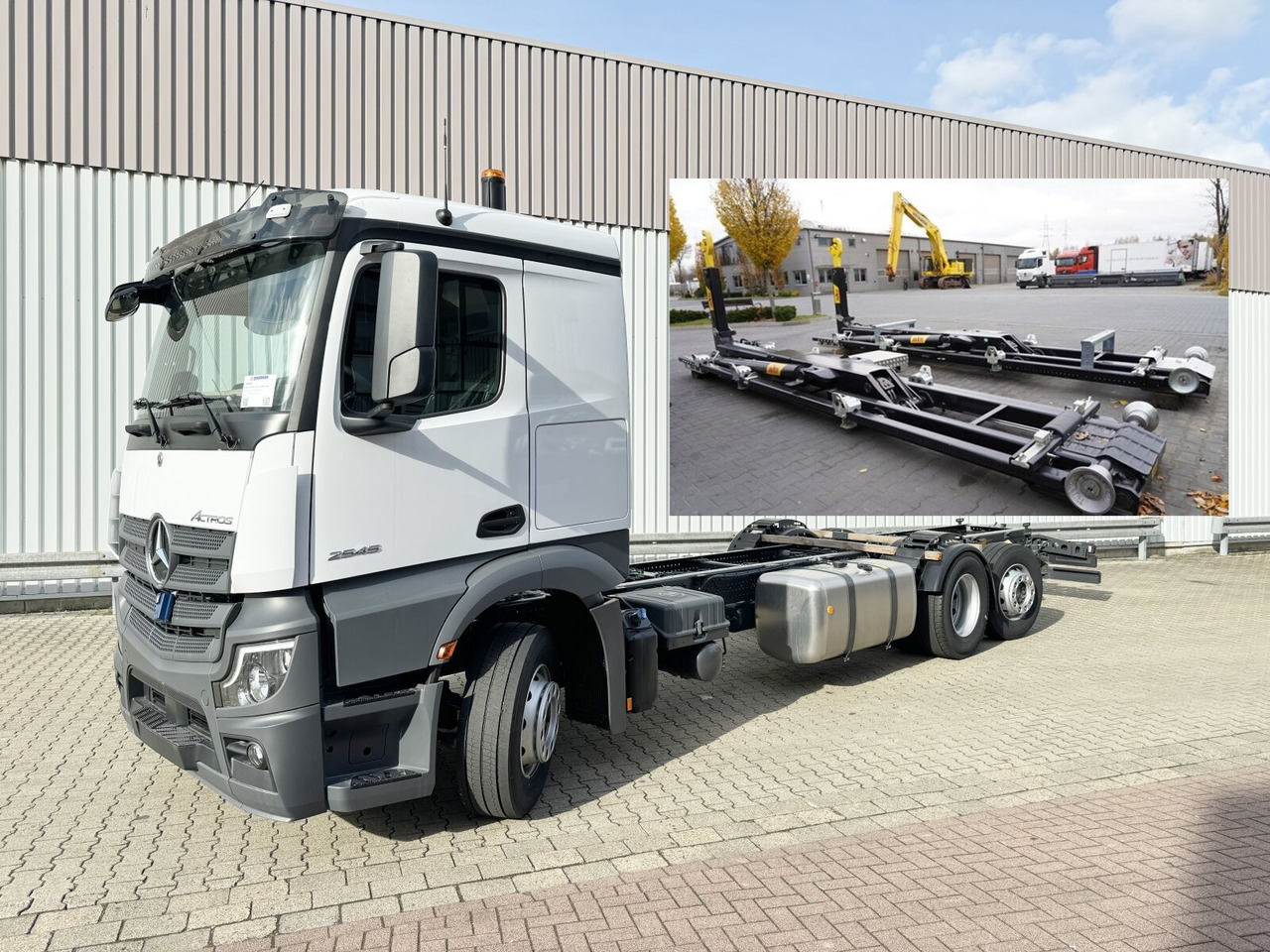 Mercedes-Benz Actros 2545 L 6x2 Actros 2545 L 6x2/52, Lenk-/Liftachse, MultimediaCockpit - Φορτηγό φόρτωσης γάντζου: φωτογραφία 1 Mercedes-Benz Actros 2545 L 6x2 Actros 2545 L 6x2/52, Lenk-/Liftachse, MultimediaCockpit - Φορτηγό φόρτωσης γάντζου: φωτογραφία 1