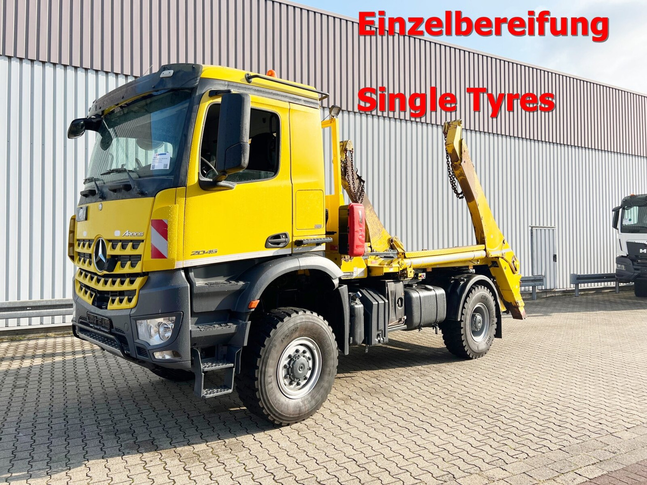 Mercedes-Benz Arocs 2045 AK 4x4 Arocs 2045 AK 4x4, GROUNDER, Funk - Φορτηγό καδοφόρος φορτωτής: φωτογραφία 1 Mercedes-Benz Arocs 2045 AK 4x4 Arocs 2045 AK 4x4, GROUNDER, Funk - Φορτηγό καδοφόρος φορτωτής: φωτογραφία 1