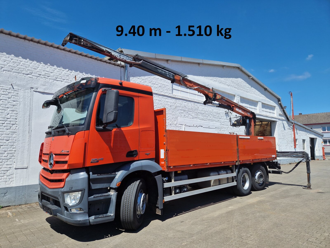 Mercedes-Benz Arocs 2545 L/6x2/4 Arocs 2545 L/6x2/4, Atlas Kran, 145.2-A19 VB, 9,4m-1.51 to, Lenkachse, entlastbar, Retarder, Klima, - Φορτηγό με γερανό, Φορτηγό με ανοιχτή καρότσα: φωτογραφία 1 Mercedes-Benz Arocs 2545 L/6x2/4 Arocs 2545 L/6x2/4, Atlas Kran, 145.2-A19 VB, 9,4m-1.51 to, Lenkachse, entlastbar, Retarder, Klima, - Φορτηγό με γερανό, Φορτηγό με ανοιχτή καρότσα: φωτογραφία 1