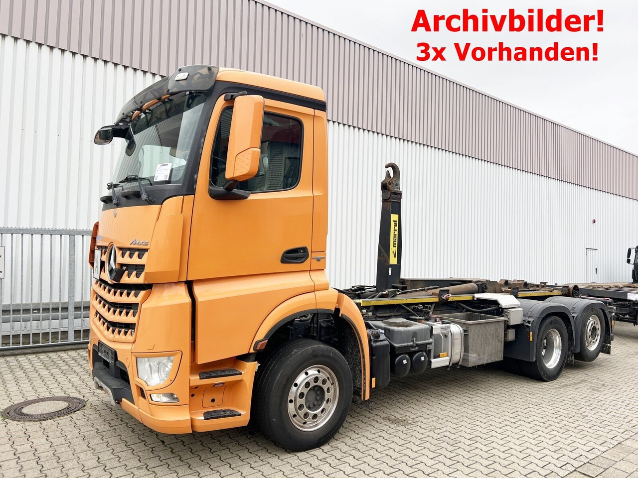 Mercedes-Benz Arocs 2552 L 6x2 Arocs 2552 L 6x2, Lenk-/Liftachse - Φορτηγό φόρτωσης γάντζου: φωτογραφία 1 Mercedes-Benz Arocs 2552 L 6x2 Arocs 2552 L 6x2, Lenk-/Liftachse - Φορτηγό φόρτωσης γάντζου: φωτογραφία 1