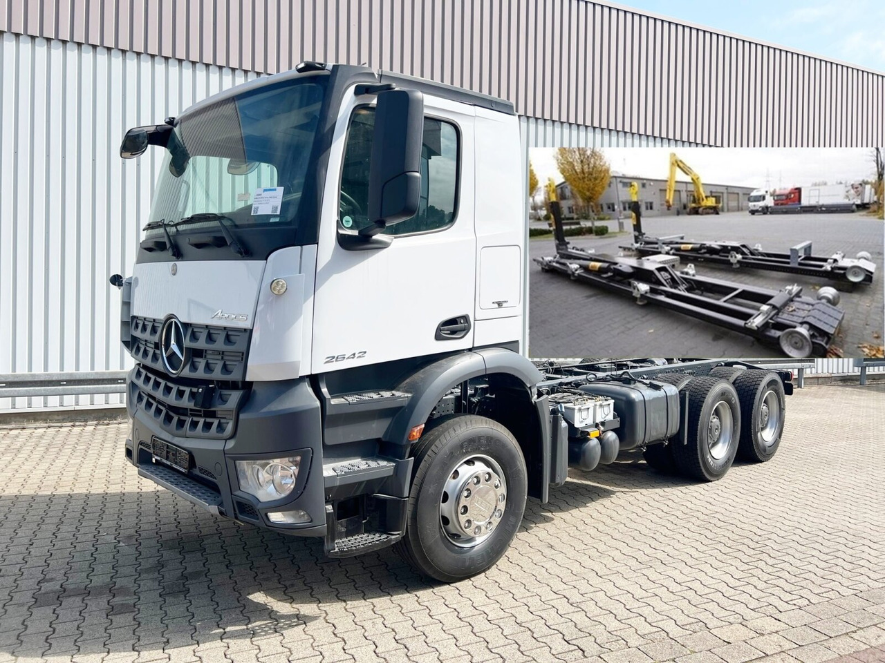 Mercedes-Benz Arocs 2642/45 K 6x4 Arocs 2642/45 K 6x4/33 , Retarder, Motorabtrieb - Φορτηγό φόρτωσης γάντζου: φωτογραφία 1 Mercedes-Benz Arocs 2642/45 K 6x4 Arocs 2642/45 K 6x4/33 , Retarder, Motorabtrieb - Φορτηγό φόρτωσης γάντζου: φωτογραφία 1