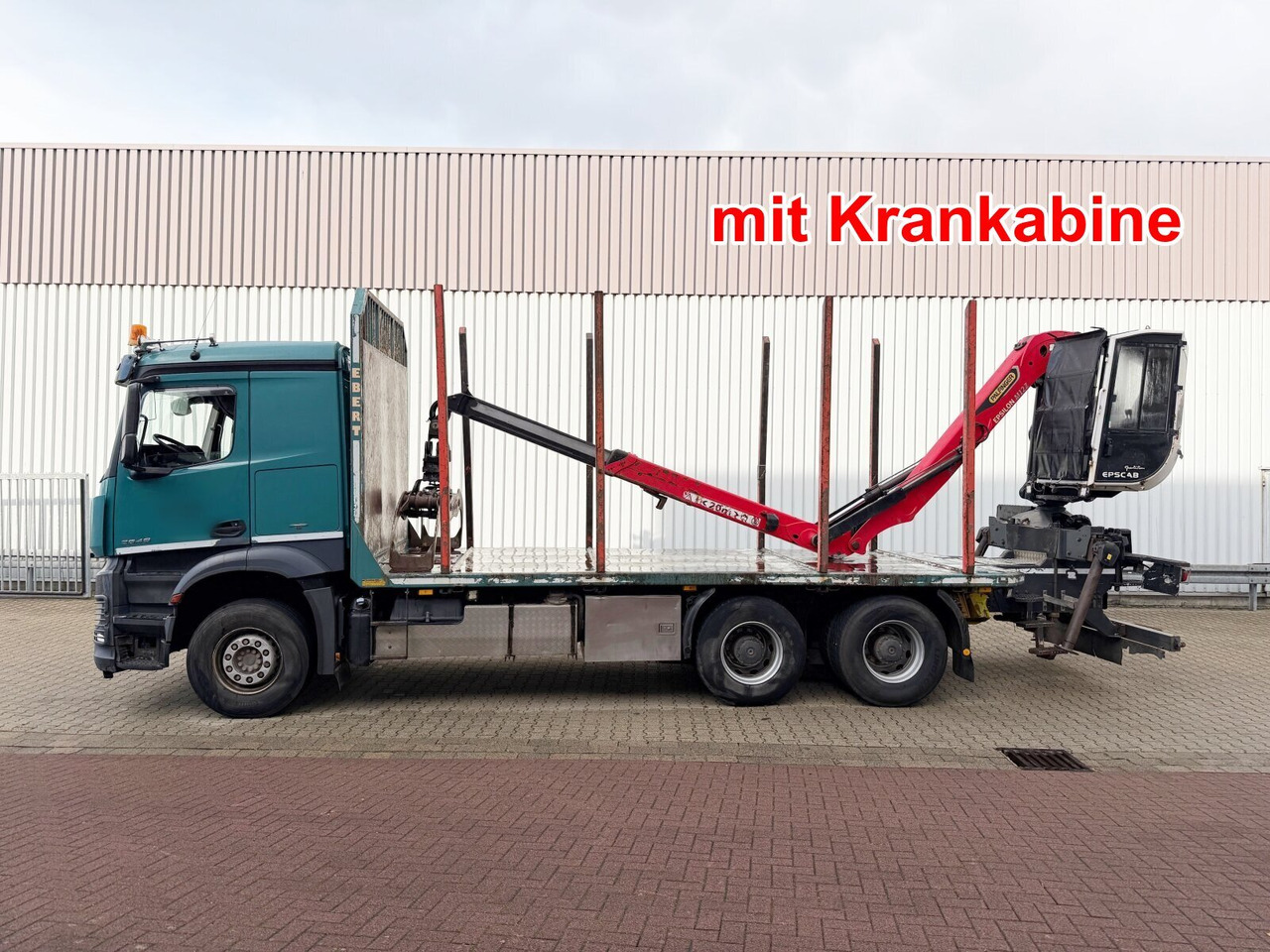 Mercedes-Benz Arocs 2648 6x4 Arocs 2648 6x4 mit Heckkran Epsilon M12Z83, Krankabine - Φορτηγό ξυλείας, Φορτηγό με γερανό: φωτογραφία 1 Mercedes-Benz Arocs 2648 6x4 Arocs 2648 6x4 mit Heckkran Epsilon M12Z83, Krankabine - Φορτηγό ξυλείας, Φορτηγό με γερανό: φωτογραφία 1