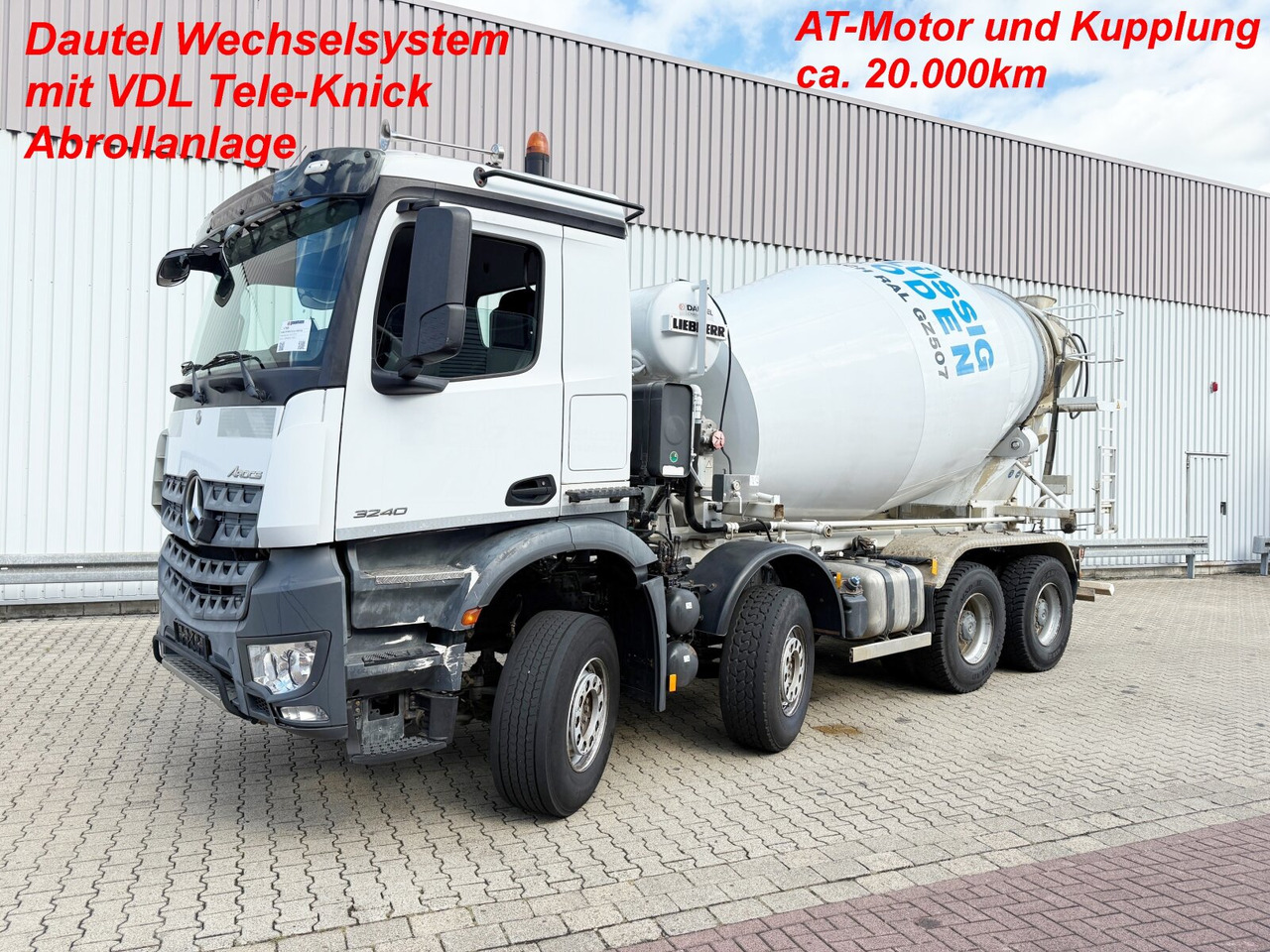 Mercedes-Benz Arocs 3240 8x4 Arocs 3240 8x4, 9 cbm Liebherr HTM 904 F - Μπετονιέρα φορτηγό: φωτογραφία 1 Mercedes-Benz Arocs 3240 8x4 Arocs 3240 8x4, 9 cbm Liebherr HTM 904 F - Μπετονιέρα φορτηγό: φωτογραφία 1