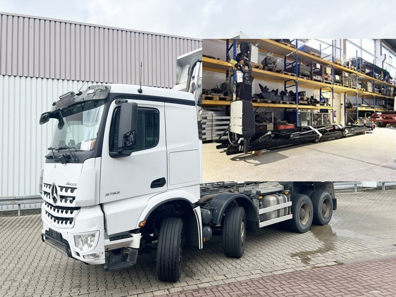 Mercedes-Benz Arocs 3253 K 8x4/4 Arocs 3253 K 8x4/4, Retarder, Motorabtrieb - Φορτηγό φόρτωσης γάντζου: φωτογραφία 1 Mercedes-Benz Arocs 3253 K 8x4/4 Arocs 3253 K 8x4/4, Retarder, Motorabtrieb - Φορτηγό φόρτωσης γάντζου: φωτογραφία 1