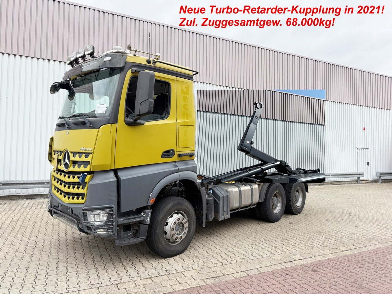 Mercedes-Benz Arocs 3363 K 6x4 Arocs 3363 K 6x4, Grounder, Turbo-Retarder-Kupplung - Φορτηγό φόρτωσης γάντζου: φωτογραφία 1 Mercedes-Benz Arocs 3363 K 6x4 Arocs 3363 K 6x4, Grounder, Turbo-Retarder-Kupplung - Φορτηγό φόρτωσης γάντζου: φωτογραφία 1