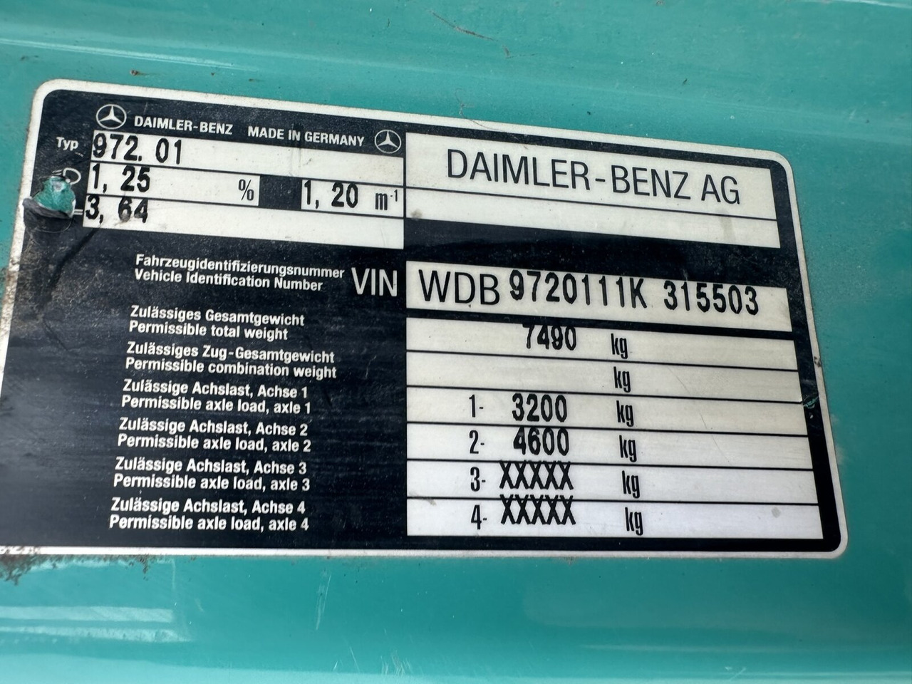 Mercedes-Benz Atego 815 K 4x2 Atego 815 K 4x2, 2x AHK - Φορτηγό ανατρεπόμενο: φωτογραφία 3 Mercedes-Benz Atego 815 K 4x2 Atego 815 K 4x2, 2x AHK - Φορτηγό ανατρεπόμενο: φωτογραφία 3