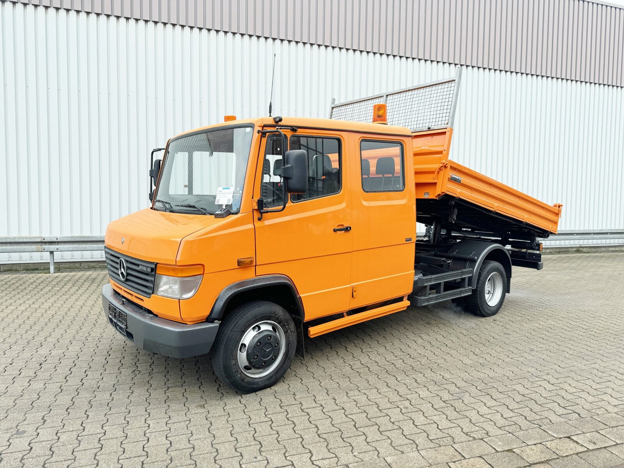 Mercedes-Benz Vario 816 D 4x2 Doka Vario 816 D 4x2 Doka, 2x AHK, Meiller Kipper, Ex-Stadtverwaltung - Όχημα με ανατρεπομενη καροτσα, Διπλοκάμπινο ελαφρύ επαγγελματικό: φωτογραφία 1 Mercedes-Benz Vario 816 D 4x2 Doka Vario 816 D 4x2 Doka, 2x AHK, Meiller Kipper, Ex-Stadtverwaltung - Όχημα με ανατρεπομενη καροτσα, Διπλοκάμπινο ελαφρύ επαγγελματικό: φωτογραφία 1