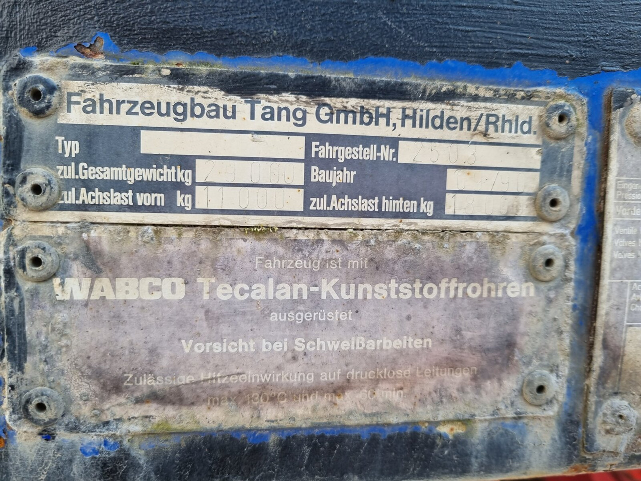 Μίσθωση  Pritschenauflieger TANG Pritschenauflieger Pritschenauflieger TANG Pritschenauflieger: φωτογραφία 13