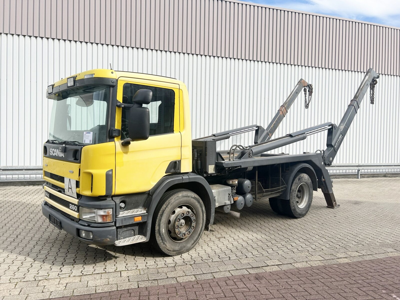 Scania 94G 260 GB 4x2 94G 260 GB 4x2, Meiller - Φορτηγό καδοφόρος φορτωτής: φωτογραφία 1 Scania 94G 260 GB 4x2 94G 260 GB 4x2, Meiller - Φορτηγό καδοφόρος φορτωτής: φωτογραφία 1