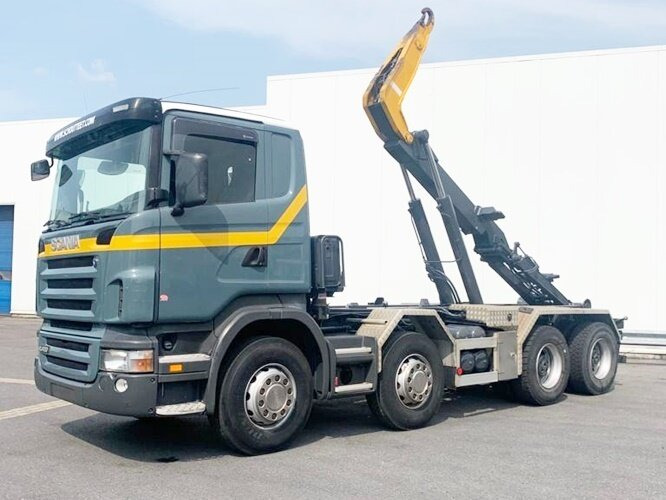Scania R420 CB 8x4 MNZ R420 CB 8x4 MNZ, Retarder, Euro4 - Φορτηγό φόρτωσης γάντζου: φωτογραφία 1 Scania R420 CB 8x4 MNZ R420 CB 8x4 MNZ, Retarder, Euro4 - Φορτηγό φόρτωσης γάντζου: φωτογραφία 1