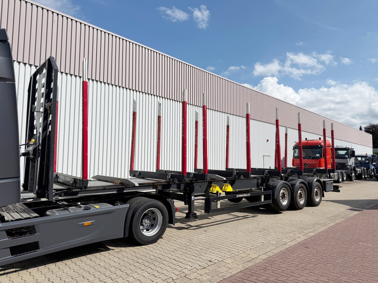 Schwarzmüller 3-Achs Holzauflieger 3-Achs Holzauflieger, Liftachse, MEHRFACH VORHANDEN! - Ημιρυμουλκούμενο μεταφοράς ξυλείας: φωτογραφία 1 Schwarzmüller 3-Achs Holzauflieger 3-Achs Holzauflieger, Liftachse, MEHRFACH VORHANDEN! - Ημιρυμουλκούμενο μεταφοράς ξυλείας: φωτογραφία 1