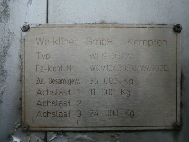 WLS 35/24 WALKLINER WLS 35/24, Walkingfloor mit Klappen linke Seite ca. 87m³ - Επικαθήμενο μεταφορική βουτσάς: φωτογραφία 2 WLS 35/24 WALKLINER WLS 35/24, Walkingfloor mit Klappen linke Seite ca. 87m³ - Επικαθήμενο μεταφορική βουτσάς: φωτογραφία 2