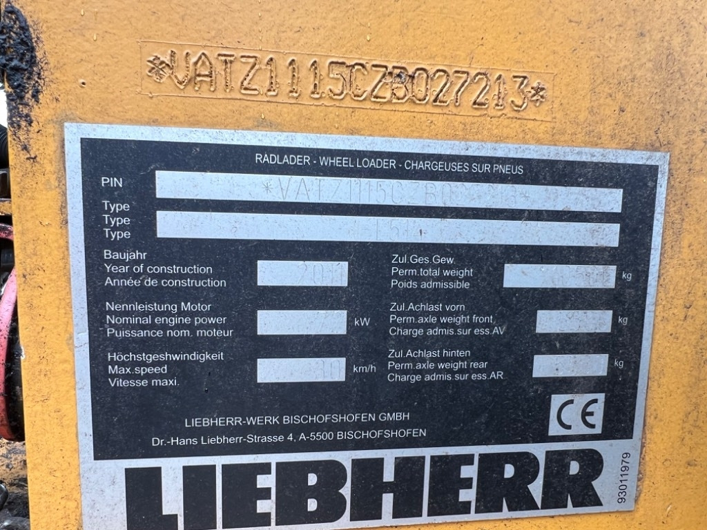 Ελαστιχοφόρος φορτωτής Liebherr L514 Stereo: φωτογραφία 19