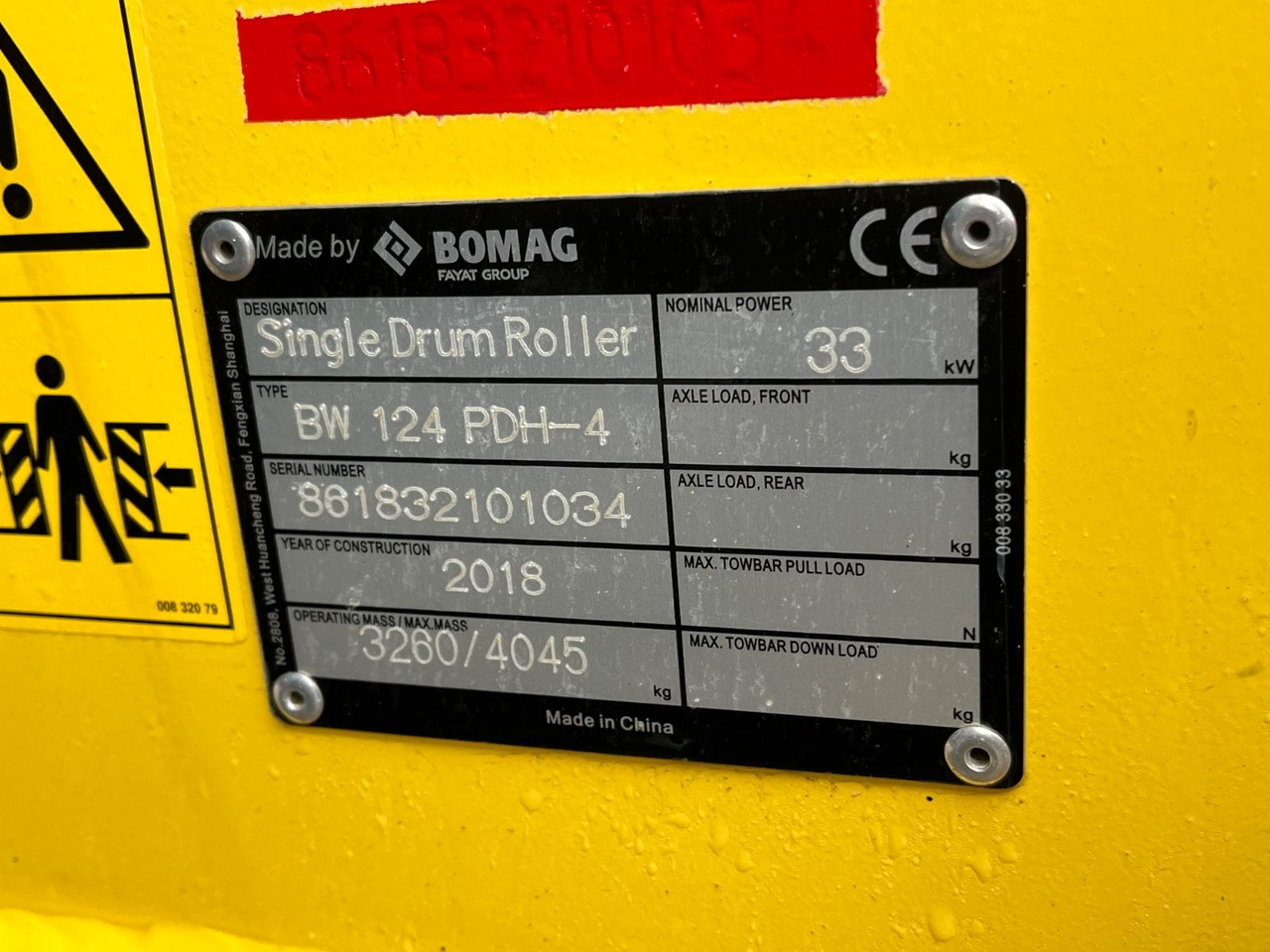 BOMAG Walzenzug BW 124 PDH-4 Planierschild 100 Bstd. - Οδοστρωτήρες: φωτογραφία 5 BOMAG Walzenzug BW 124 PDH-4 Planierschild 100 Bstd. - Οδοστρωτήρες: φωτογραφία 5