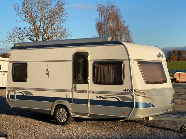 Fendt Saphier 470 TF, Mover, Klima, Markise - Ρυμουλκούμενο τροχόσπιτο: φωτογραφία 1 Fendt Saphier 470 TF, Mover, Klima, Markise - Ρυμουλκούμενο τροχόσπιτο: φωτογραφία 1