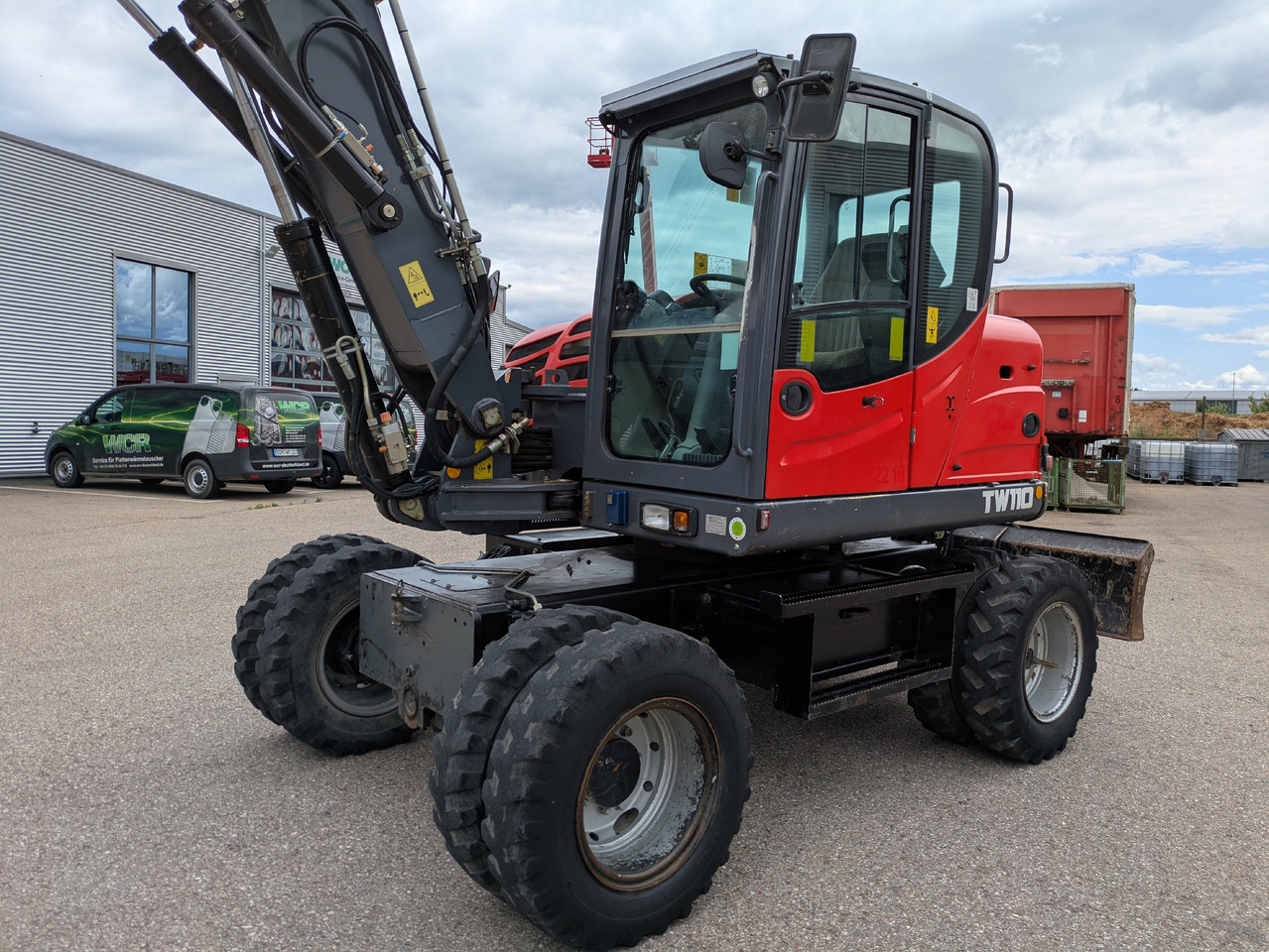 TEREX TW110 Mobilbagger Powertilt Rußpartikelfilter - Τροχοφόρος εκσκαφέας: φωτογραφία 2 TEREX TW110 Mobilbagger Powertilt Rußpartikelfilter - Τροχοφόρος εκσκαφέας: φωτογραφία 2