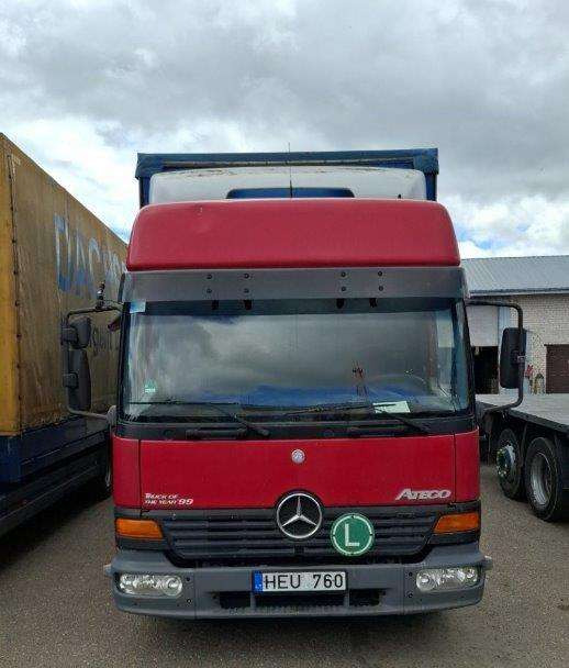 Mercedes-Benz Atego 817 - Φορτηγό μουσαμάς: φωτογραφία 1 Mercedes-Benz Atego 817 - Φορτηγό μουσαμάς: φωτογραφία 1