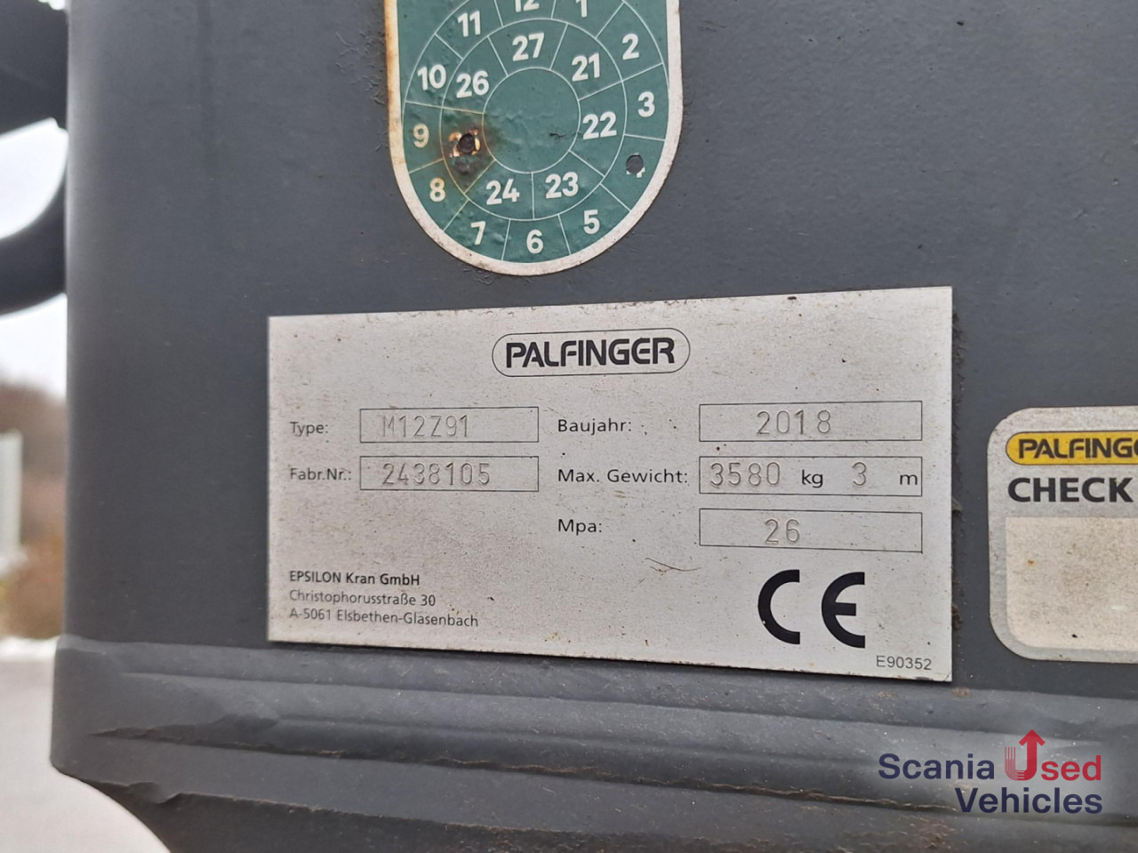 SCANIA R 580 B6x4NB+Epsilon M12 Z - Φορτηγό ξυλείας, Φορτηγό με γερανό: φωτογραφία 3 SCANIA R 580 B6x4NB+Epsilon M12 Z - Φορτηγό ξυλείας, Φορτηγό με γερανό: φωτογραφία 3