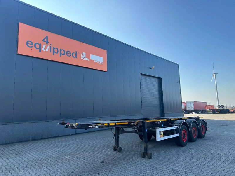 Burg 20FT / 20FT SWAP ADR (EX/II, EX/III, FL, AT) Chassis, 3.690kg, SAF INTRADISC, 2x Liftaxle, NL-chassis, APK/ADR: 08-2025 - Επικαθήμενο μεταφοράς εμπορευματοκιβωτίων/ Κινητό αμάξωμα: φωτογραφία 1 Burg 20FT / 20FT SWAP ADR (EX/II, EX/III, FL, AT) Chassis, 3.690kg, SAF INTRADISC, 2x Liftaxle, NL-chassis, APK/ADR: 08-2025 - Επικαθήμενο μεταφοράς εμπορευματοκιβωτίων/ Κινητό αμάξωμα: φωτογραφία 1