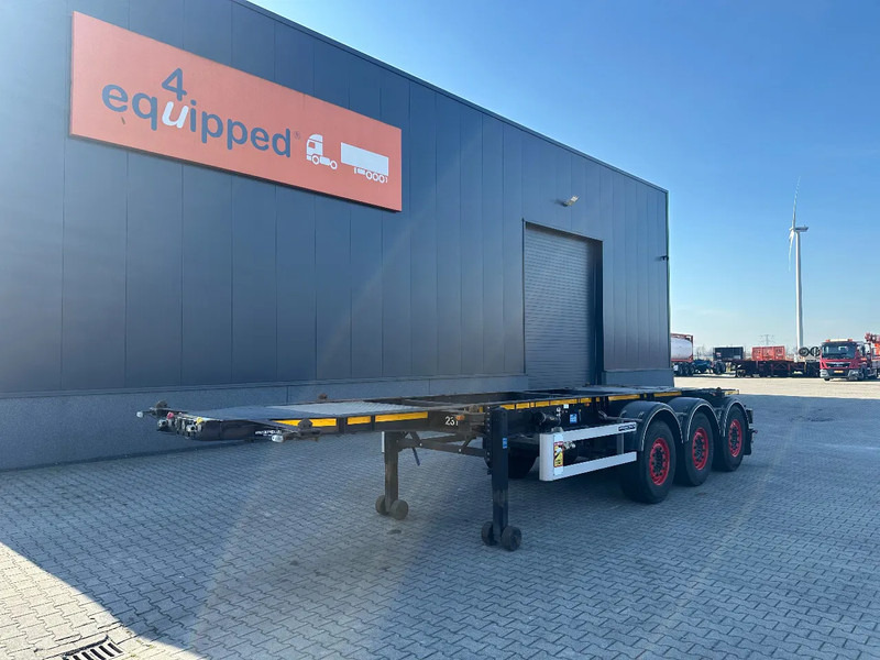 Burg 20FT / 20FT SWAP ADR (EX/II, EX/III, FL, AT), Leergewicht : 3.690kg, SAF INTRADISC, 2x Liftachse, NL-Chassis, APK/ADR: 08-2025 - Επικαθήμενο μεταφοράς εμπορευματοκιβωτίων/ Κινητό αμάξωμα: φωτογραφία 1 Burg 20FT / 20FT SWAP ADR (EX/II, EX/III, FL, AT), Leergewicht : 3.690kg, SAF INTRADISC, 2x Liftachse, NL-Chassis, APK/ADR: 08-2025 - Επικαθήμενο μεταφοράς εμπορευματοκιβωτίων/ Κινητό αμάξωμα: φωτογραφία 1